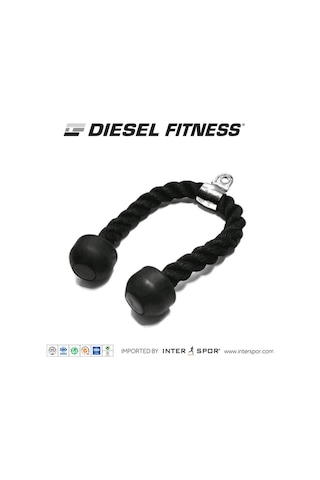 Diesel 95069 Triceps Çekiş Halatı Siyah