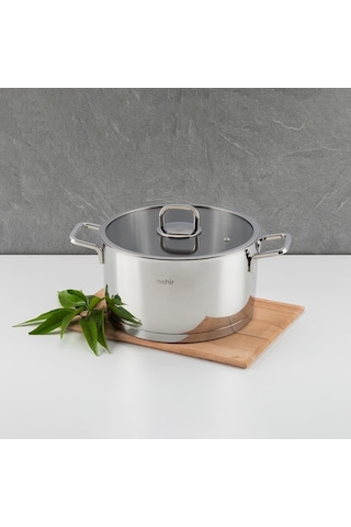 Nehir Silver Trend 24 CM Derin Tencere