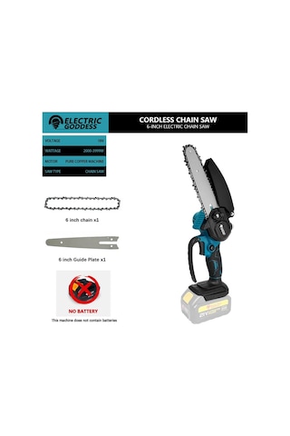 Makita İçin Mini Testere 18v Pilsiz Küçük El Elektrikli 6 İnç