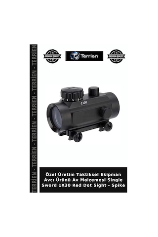 Özel Üretim Taktiksel Ekipman Avcı Ürünü Av Malzemesi Single Sword 1x30 Red Dot Sight - Spike
