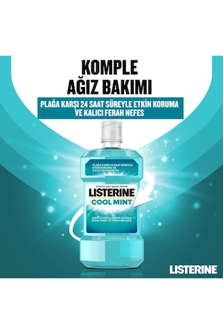 Listerine Ağız Bakım Suyu Cool Mint 500 ML + 250 ML