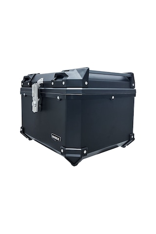 Xt577-b 55 Litre Motosiklet Arka Çanta Siyah Su Geçirmez Abs Üniversal Siyah