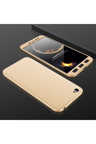 Xiaomi Redmi Y1 Lite Kılıf Zore Ays Kapak Gold