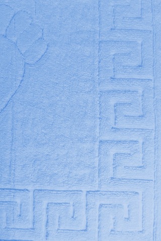 10 Lu Otel Ayak Havlusu Bukle Ayak İzli 50x70 Cm Renkli 16/2 Avs 250 Gr Mavi