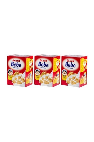 Ülker Sütlü Bebe Bisküvisi 3 x 800 G