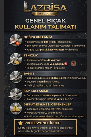 Silver Serisi Et Kemik Tavuk Satırı Mutfak Bıçak Satırı Mft-122