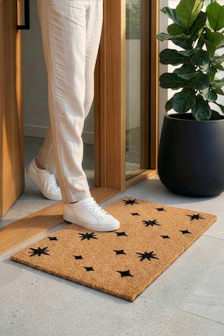Coco Shıne Kıl Kapı Önü Paspası 40x60 3679 Natural