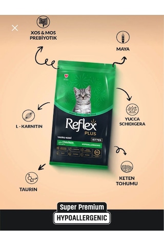 Plus Kitten Tavuklu Yavru Kedi Maması 1.5 Kg
