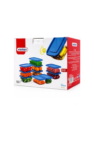 Wenken Ur-3679 Sızdırmaz Saklama Kap 2lt 10 Adet - 16'li Paket Diğer