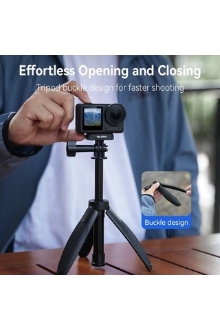 Createtech Mavic Eylem Kamera Tripod, Hareketli Ayarlı, Dayanıklı Model