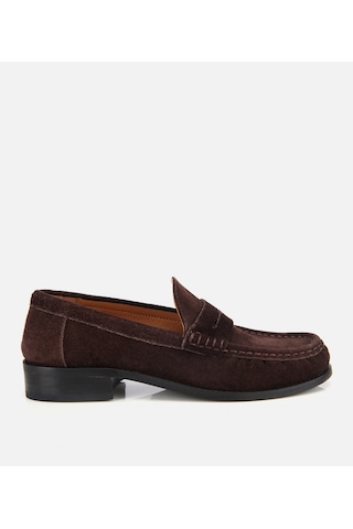 Hotiç Kadın Süet Deri Kahverengi Yumuşak Dokulu Klasik Loafer 01ayh311580a480 01ayh311580a480 Kahverengi