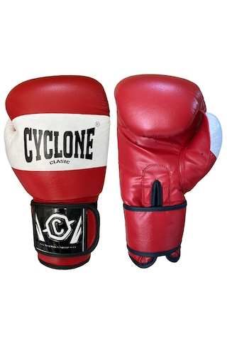 Cyclone Tiger Orijinal Deri Boks Ve Kick Boks Eldiveni Kırmızı