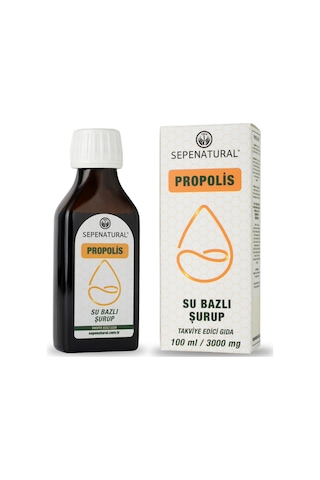 Sepe Natural Propolis Sıvı Ekstresi Su Bazlı Şurup 100 ML