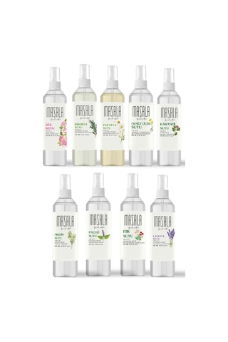 Masala %100 Doğal Yağlı Hidrosol Set 9 x 125 ML