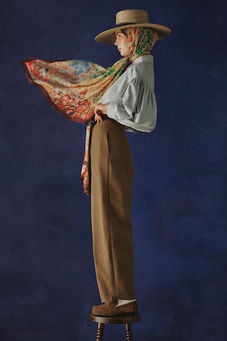 Defacto Fresh Scarfs X Defacto Botanical Art Viskon Şal I1740ax26smbn61 Kahve-bn61