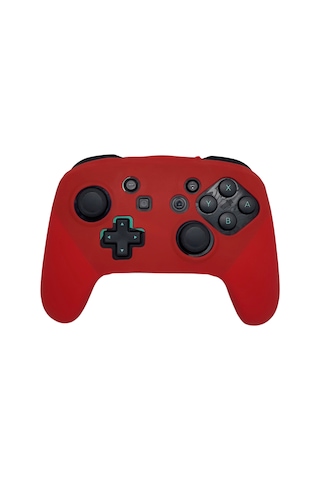 Switch Pro Controller Joystick Silikon Koruyucu Kılıf Kırmızı