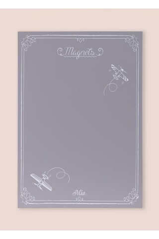 The Mia Magnet Panosu 70x50 Cm Açık Gri Krn0040