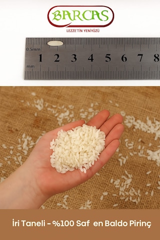 Barcas 5 Kg Gönen Baldo Pirinç