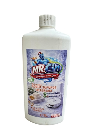 Mr.cin Robot Süpürge Deterjanı Karçiçeği Kokulu 1 Litre Tekli