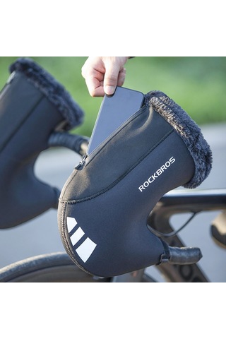 Butu Rockbros D63 1 Çift Motosiklet Kolu Rüzgar Geçirmez Eldiven