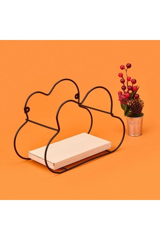 Suntel Bulut Dekoratif Raf - Siyah - 19 Cm Siyah