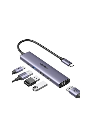 Ugreen Revedok 5'i 1 Arada 1 Usb-c 3xusb-a Hub Çoklayıcı, 15495