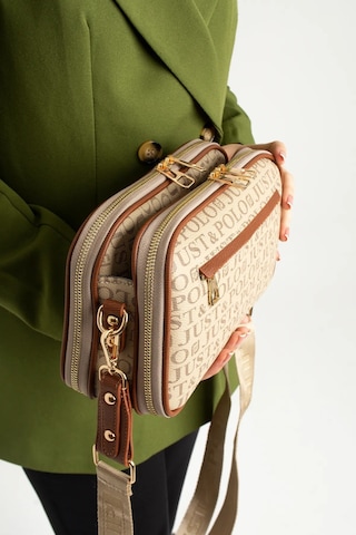 Just Polo Kadın Kum Taba Orta Boy Şıklığı Ve Konforu Buluşturan Omuz Çantası Shoulder Bag 342053mh Kum - Taba 45092329