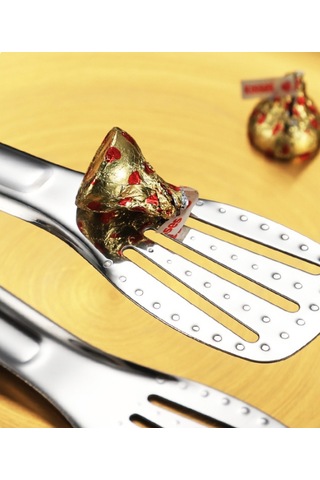 Youmex 2 Adet Çelik Mangal夹ı 23.5cm+28.5cm - Ahşap Kolu, Anti- Paslanmaz, Ev Ve Mangal İçin Et/atıştırmalık Tutucu Çok Renkli