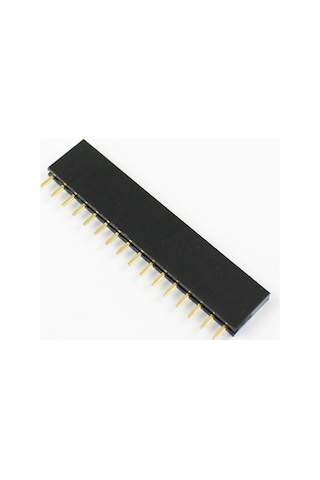 16 Pin Tek Sıra Dişi Header 180 Derece 1x16 Pin 2.54mm Soket Konnektör Breadboard Pcb Devre Bağlantı
