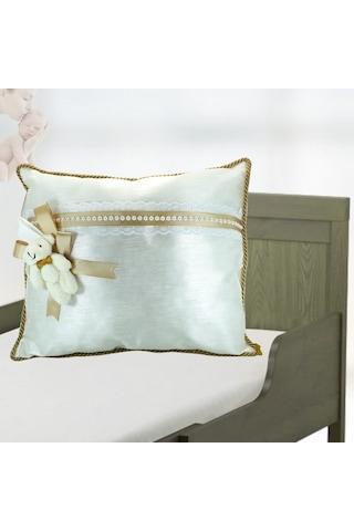 Süslebabypartystore Ipek Kumaş, Ayıcıklı Takı Yastığı Çok Renkli