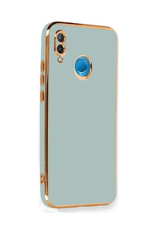 Newface Huawei P20 Lite Kılıf Volet Silikon - Semeglbl - 89 Açık Yeşil