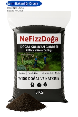 %100 Doğal Solucan Gübresi