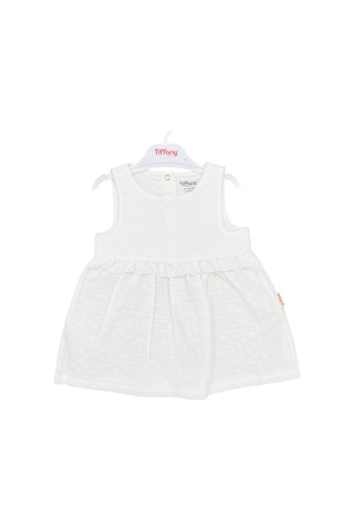 Müslin Newborn Pure Theme Elbise 10086 Ekru