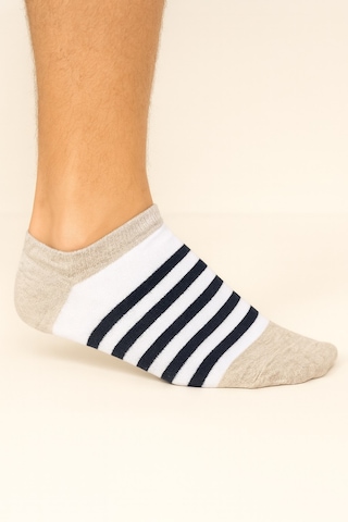 Plus Scorpion Erkek Pamuklu Sneaker Çorap 3 Lü Paket 40-44 Numara Siyah