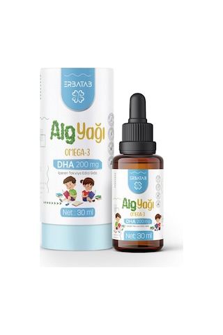 Erbatab Alg Yağı Omega3 30 ML