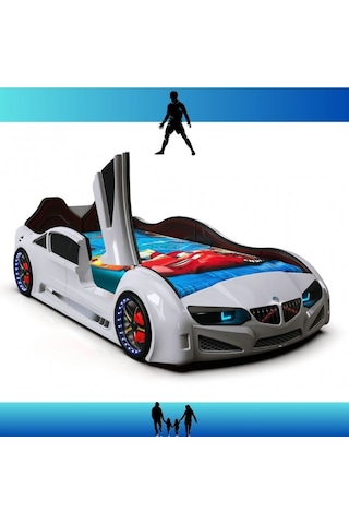 Bmw Kapılı Arabalı Karyola Beyaz Diğer Bmw Kapılı Arabalı Karyola Beyaz Diğer