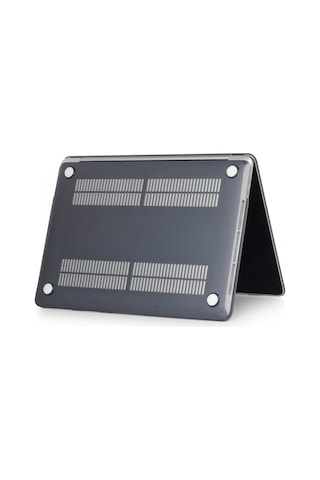 Arabulalaca Apple Uyumlu MacBook Pro 14.2 A2779 Hardcase Kılıf Parlak Siyah