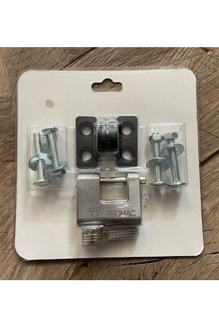 Prm Otomatik Kapı Asma Kilit Takma Aparatı Asma Kilitli Halka Mat Siyah