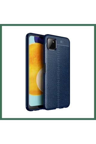 En-cag Samsung Galaxy A22 Uyumlu Kılıf Auto Focus Kapak - Lacivert Bss