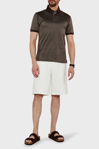 Emporio Armani Erkek Polo Yaka T Shirt Em000788 Af12916 F6052 Kahve Kahve Kahverengi