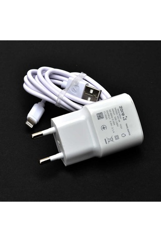 Biriva Home Metro Serisi Zr-tc01 Lightning 2 İn 1 Şarj Seti - Beyaz Beyaz