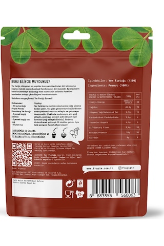 Fropie Yer Fıstığı - Fırında Yağsız Kavrulmuş 6 x 75 G