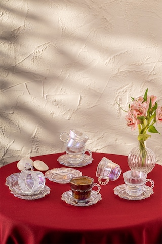 Emsan Hatrı Var Gökkuşağı 80 Ml 6'lı Kahve Fincan Takımı Renkli