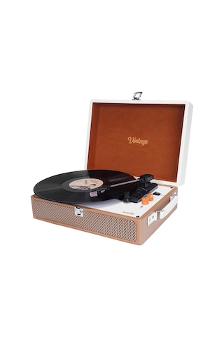Umie Vintage Um-p353 Pikap Bluetooth'lu 3.5mm Auxın&rcao Destekli Müzik Kutusu