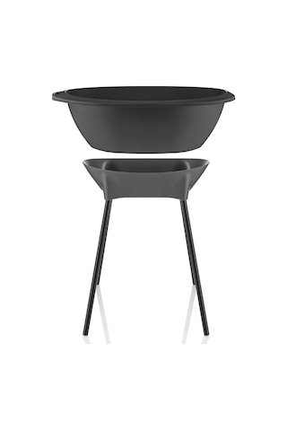 Babyjem Elegant Ayaklı Küvet 38 Lt Su Tahliyeli Siyah Renk Çok Renkli