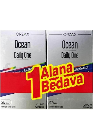 Ocean Daily One Energy 30 +30 Tablet- 1 Alana 1 Bedava Skt:06/2028