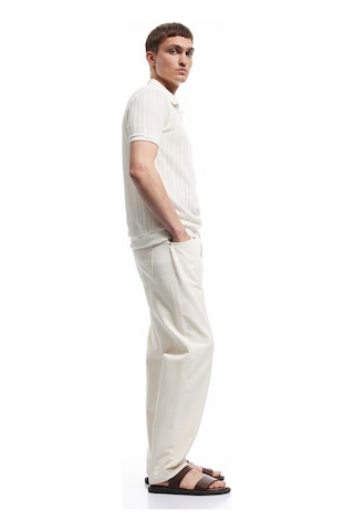 Koton Pamuklu Normal Bel Cep Detaylı Vintage Straight Jean Pantolon Ekru 6wam40045nd Ekru