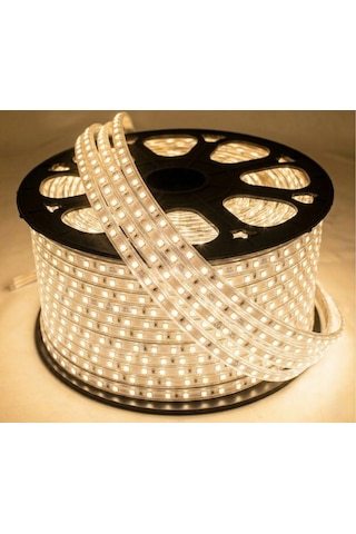 Eco Lounge 25 Metre Cata Ct 4496 Dış Mekan 120 Ledli Yapışkanlı 220v Şerit Led 3200k Gün Işığı Diğer