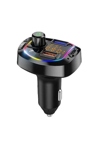 Moly Yeni Xiaoguang Fm Verici Bluetooth 5.0 Kablosuz 3usb Şarj Araba
