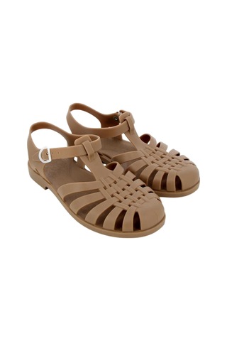 Meduse Sunmif Mat Crepe Kadın Sandalet-14524 Bej